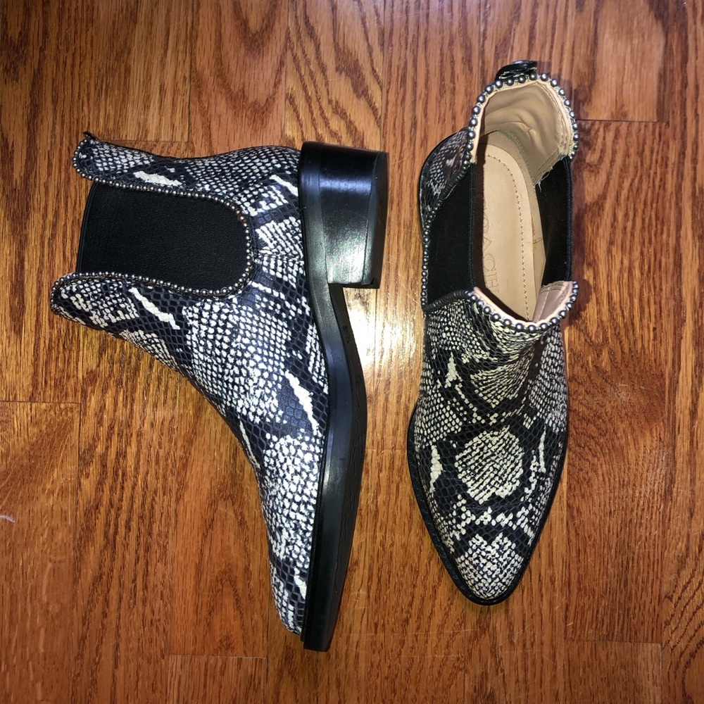 Coach Beadchain Booties